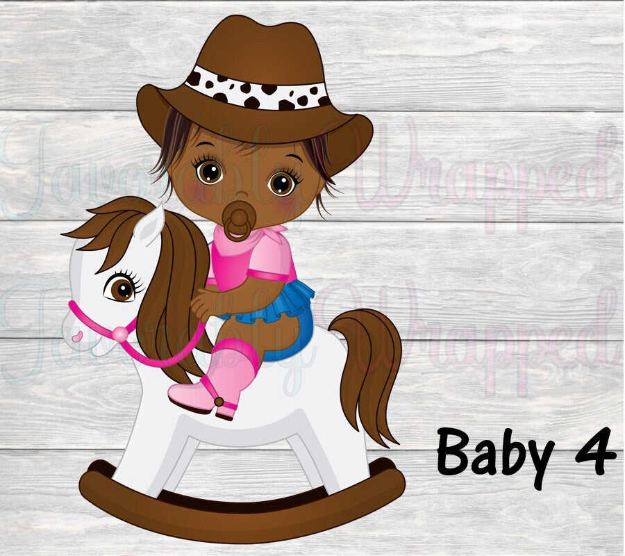 Its A Girl Baby Shower Honey Bun Wrapper - Toy Story Themed Personalized Wrappers