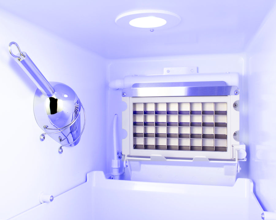 Summit - 15 ADA-Compliant Clear Ice Maker, 25 lb. Storage Capacity, Panel-Ready (BIM44GCSSIFADA)