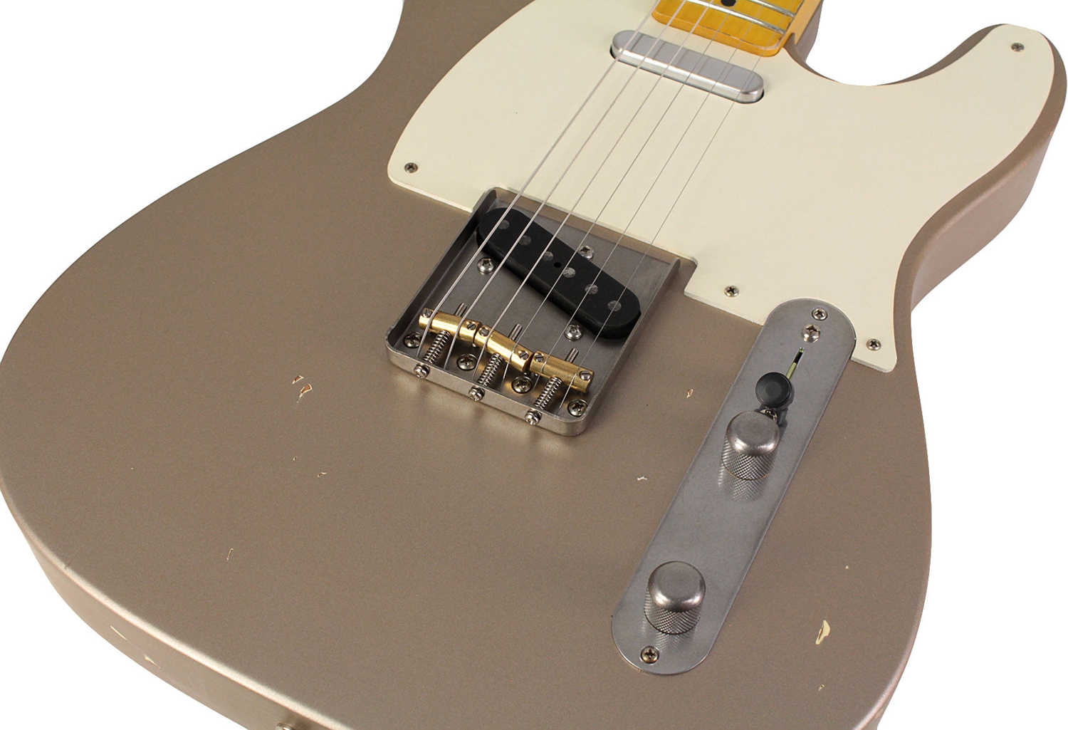 Nash T-57 Guitar, Shoreline Gold, Light Aging