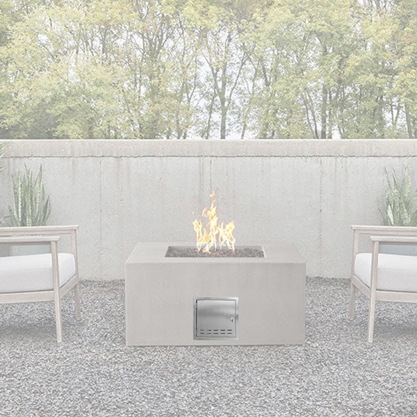 The Outdoor Plus Fire Pit Stainless Steel Access Door