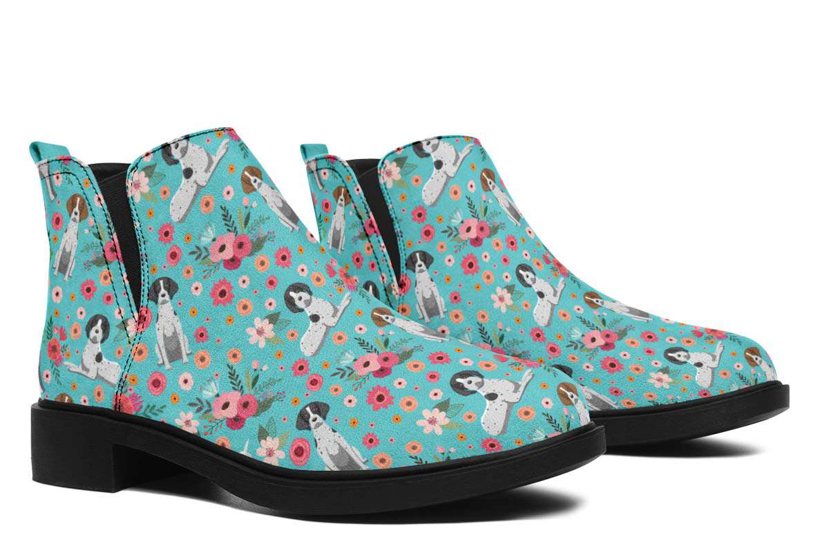 German Shorthaired Pointer Flower Neat Vibe Boots