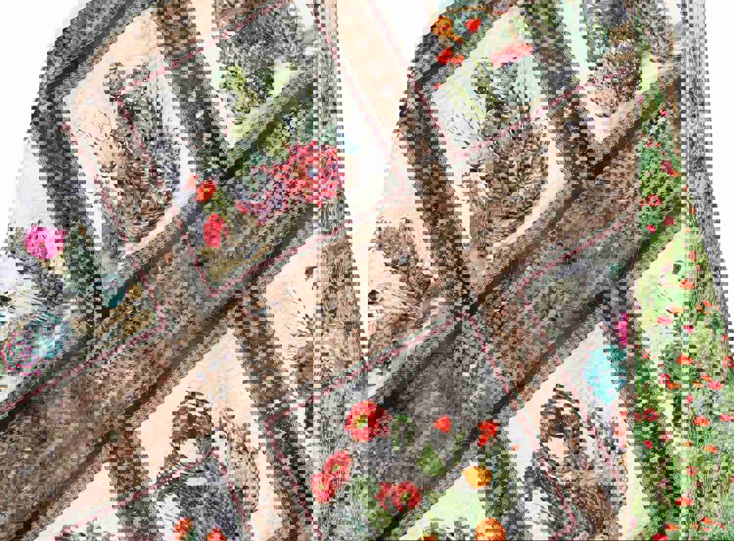 Southwest Quilt Kit - Western Theme with Cactus, Boots, Hats, and Skull Design