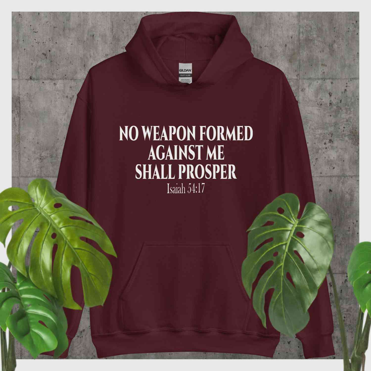 F&H Christian No Weapon Formed Against Me Hoodie