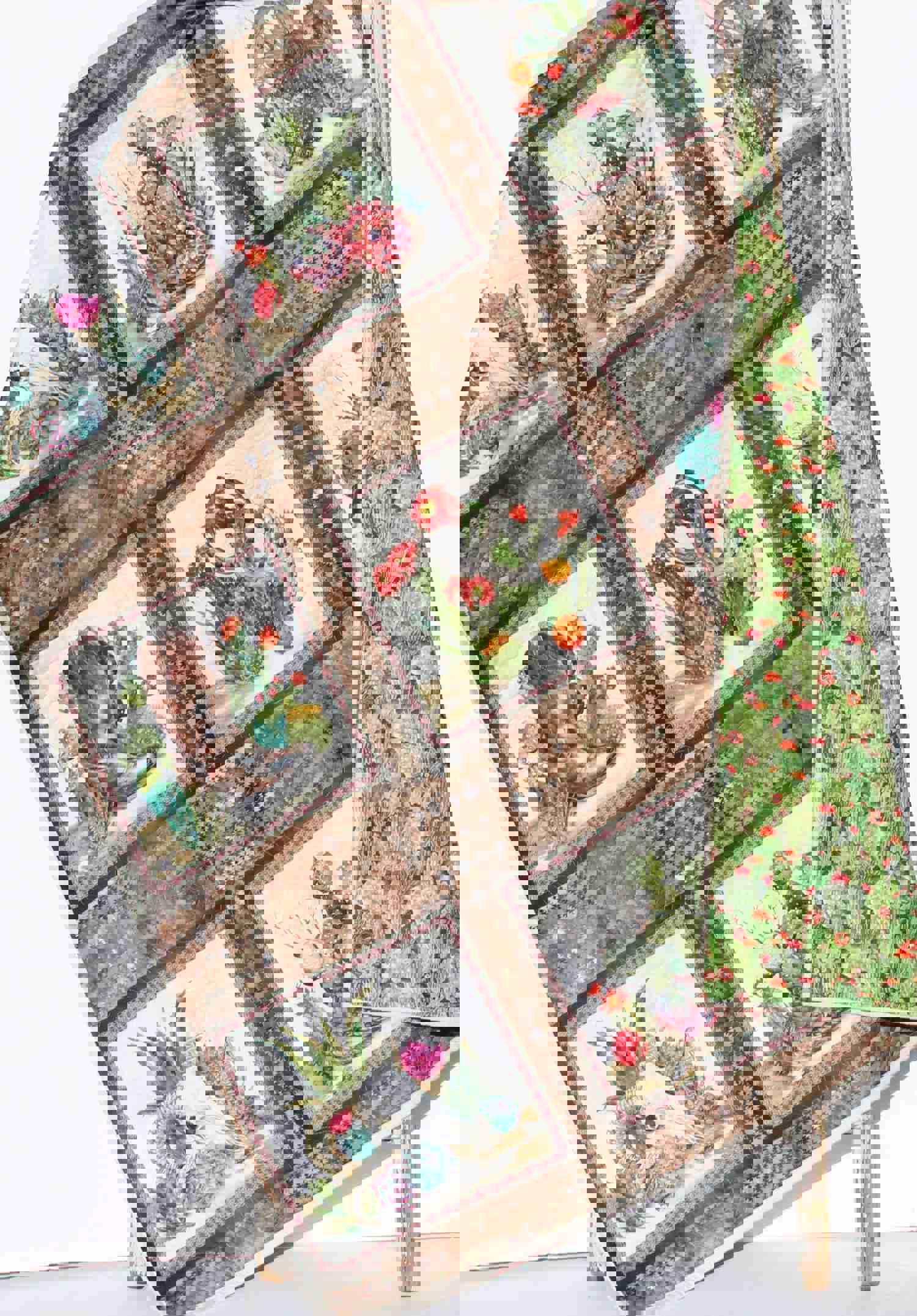 Southwest Quilt Kit - Western Theme with Cactus, Boots, Hats, and Skull Design