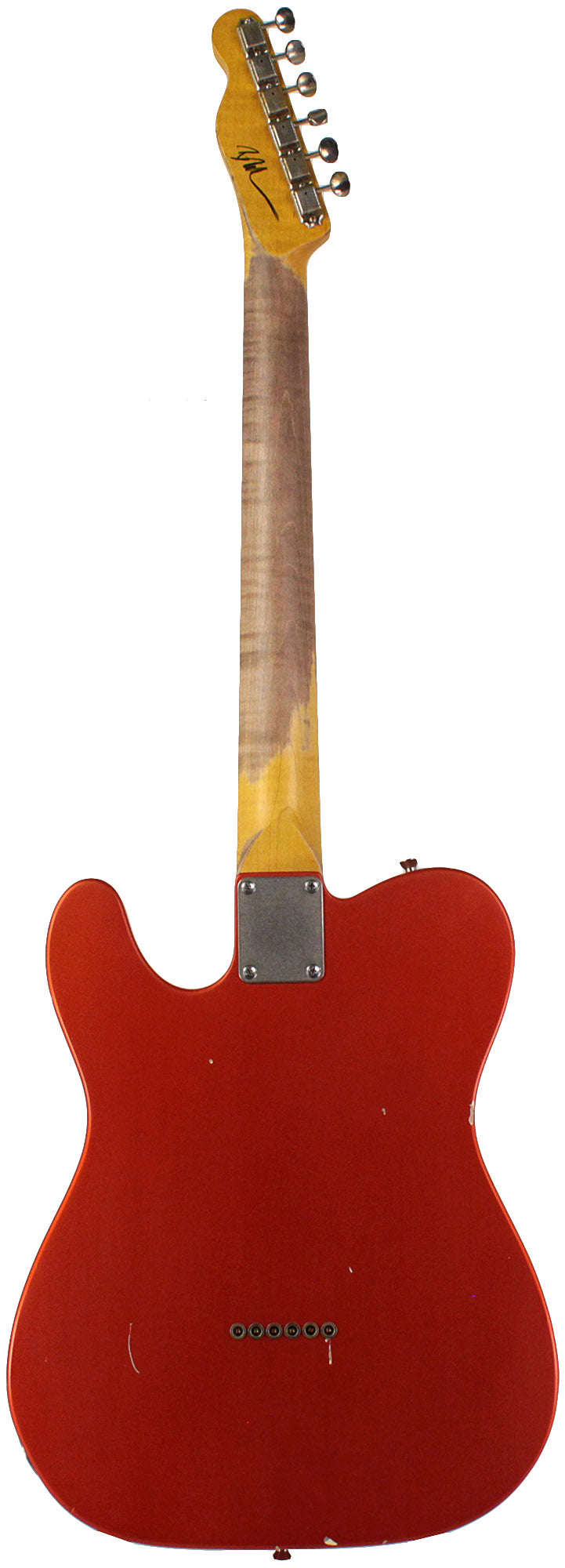 Nash T-63 Guitar in Candy Tangerine with Light Aging