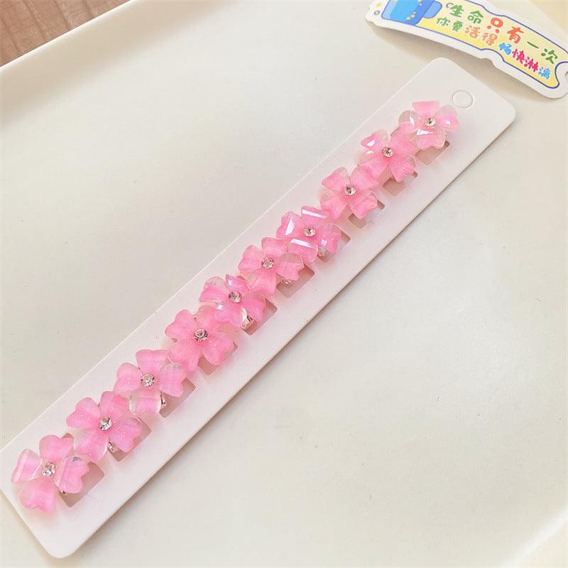 Korean Pearl Flower Herb Beanie Hair Button - Fashion Hair Accessories