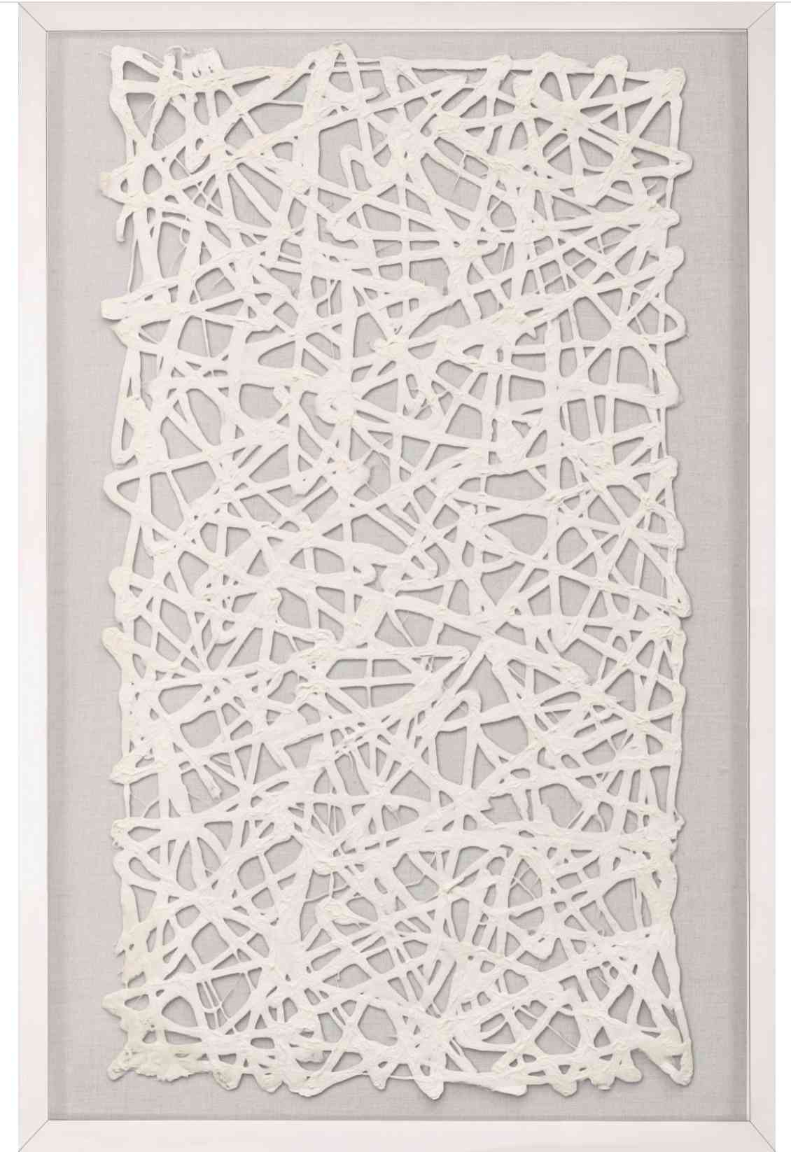 Natural Curiosities Large Abstract Papers Art in White