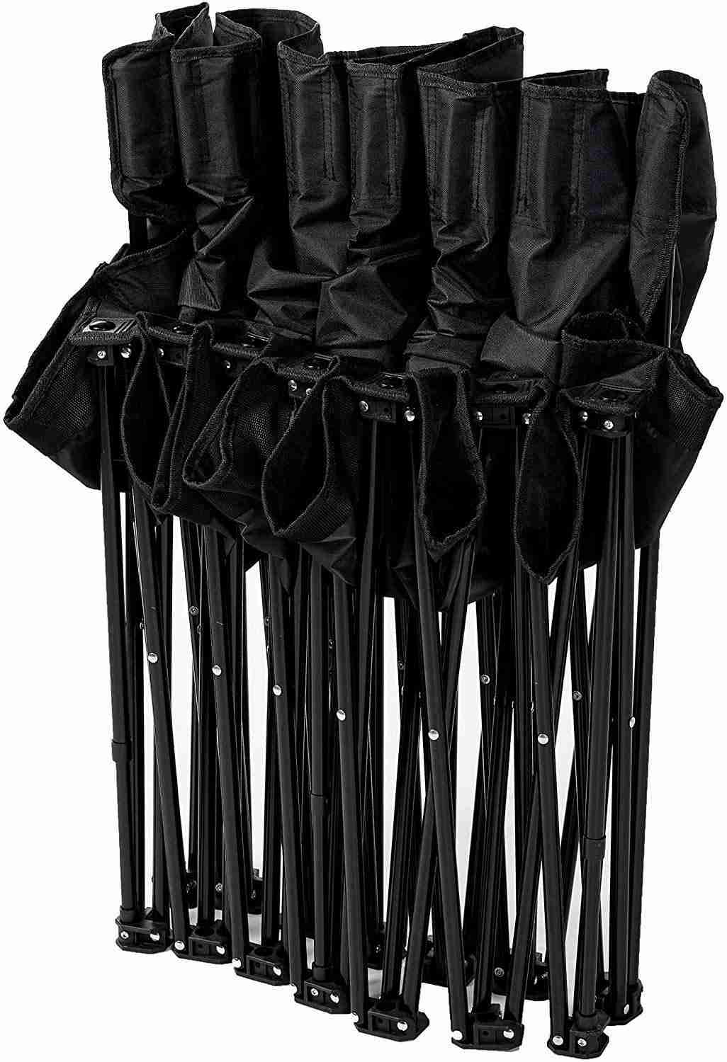 Franklin Sports Sideline Team Bench - 6 Person - Collapsible Sports Bench with Carry Bag