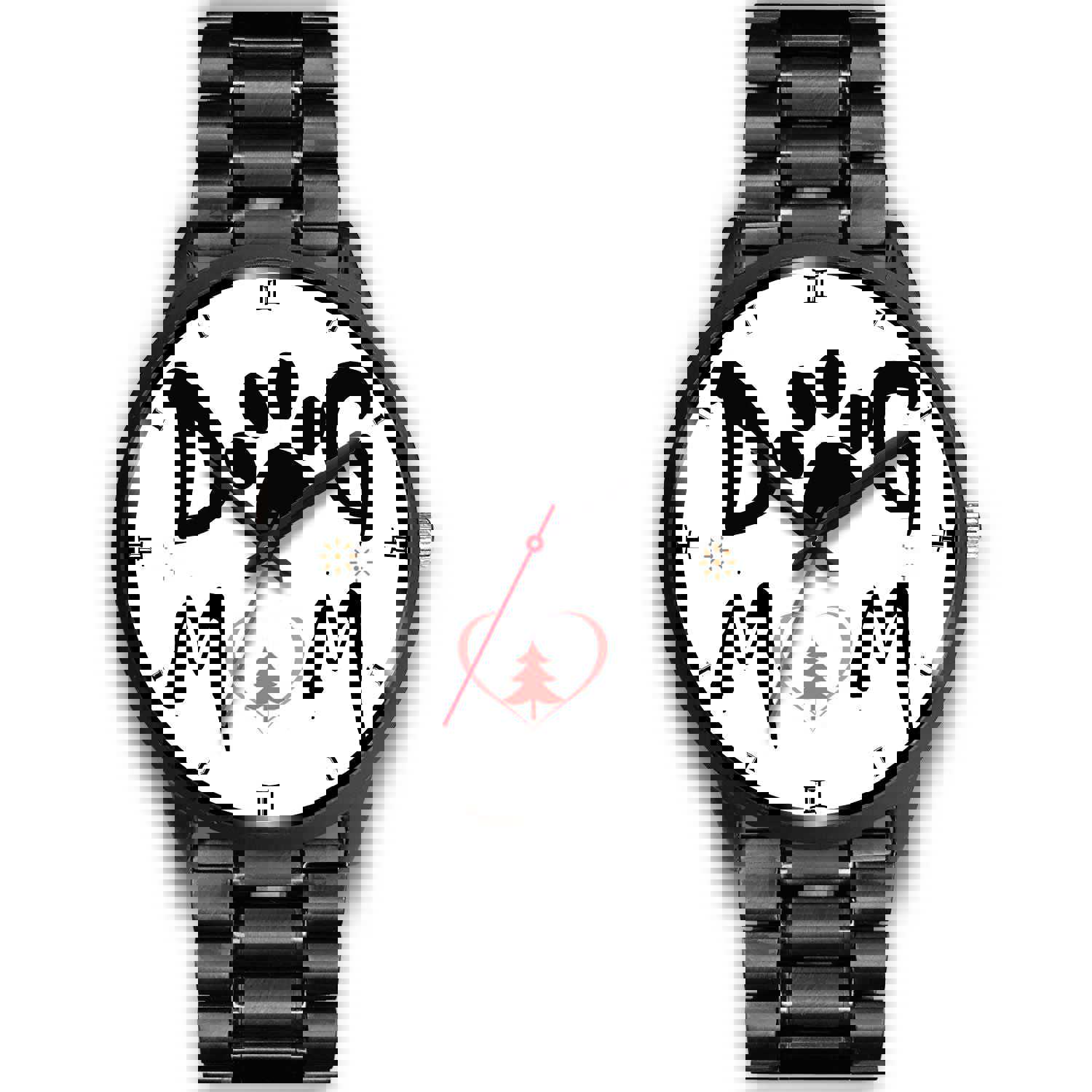 Dog Mom Print Christmas Special Wrist Watch