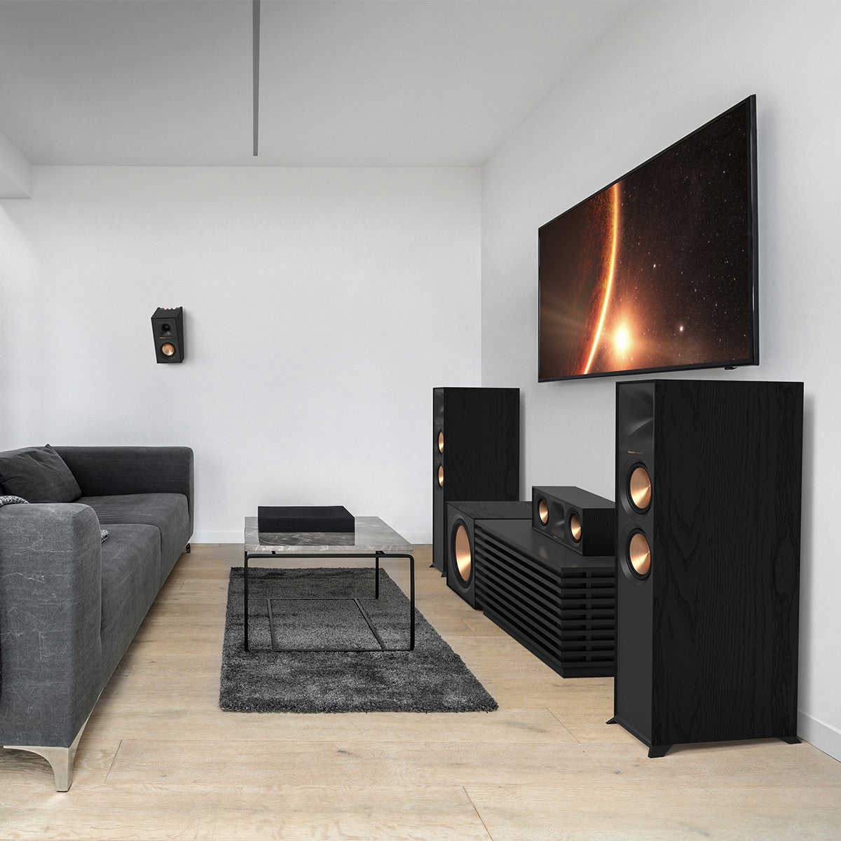 Klipsch R-40SA Reference Dolby Atmos Speakers - Pair (Black)