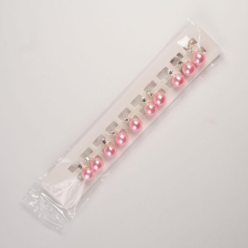 Korean Pearl Flower Herb Beanie Hair Button - Fashion Hair Accessories