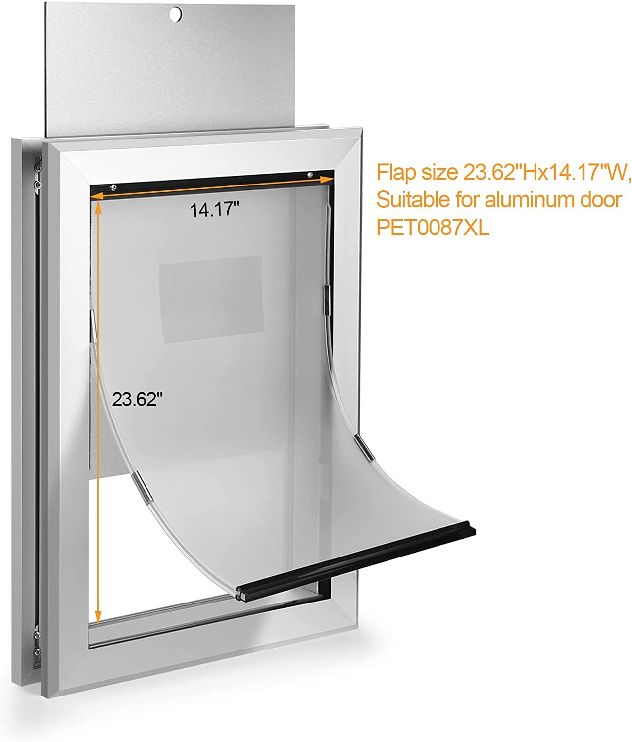 Ownpets Replacement Dog Door Flap - X-Large (14.17x23.62 Inches), Weather Resistant & Durable