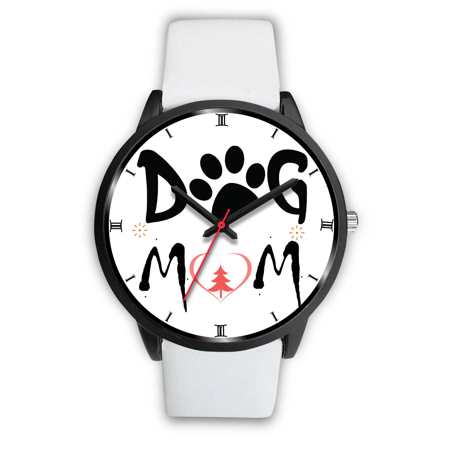 Dog Mom Print Christmas Special Wrist Watch