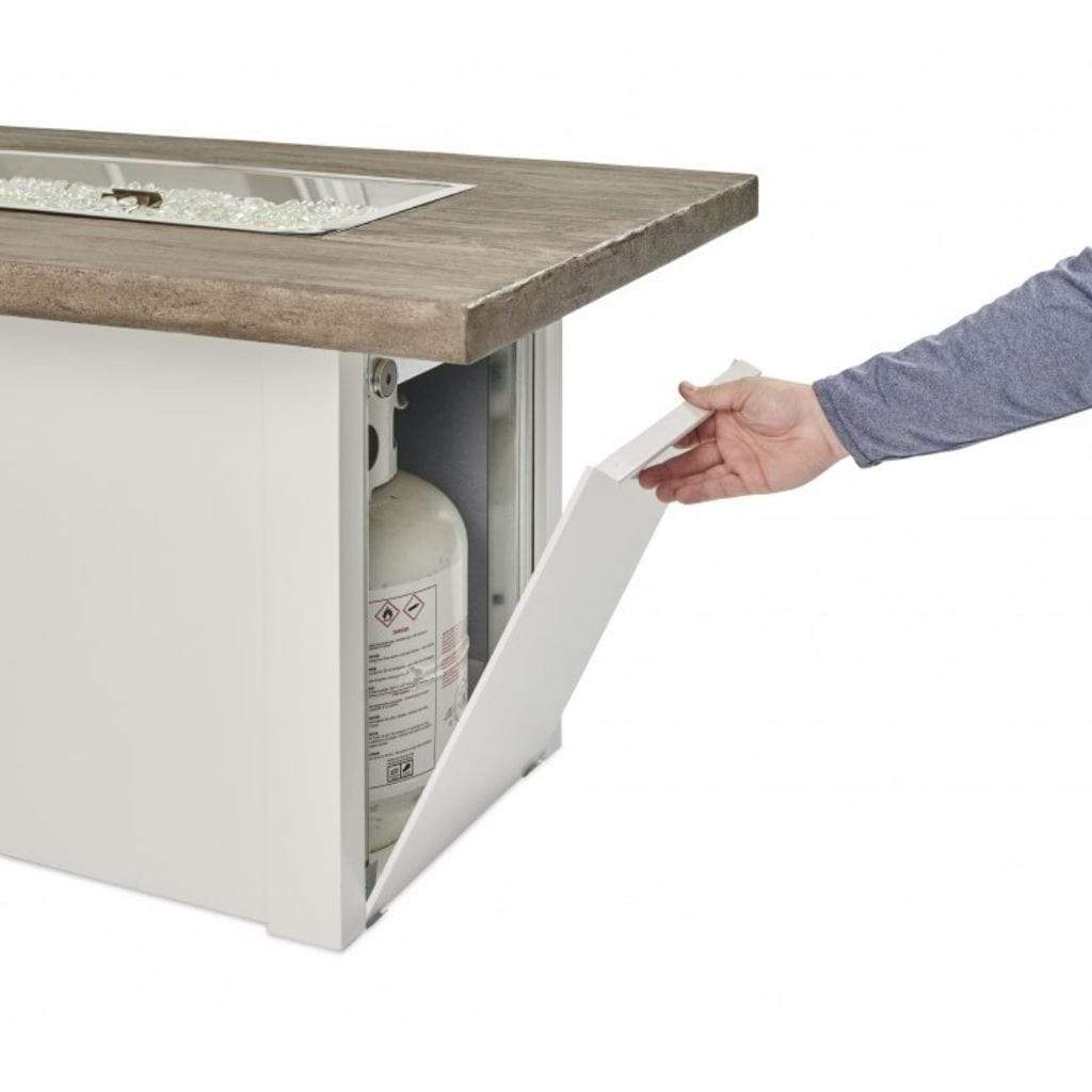 The Outdoor GreatRoom Company 44 Havenwood Rectangular Gas Fire Pit Table