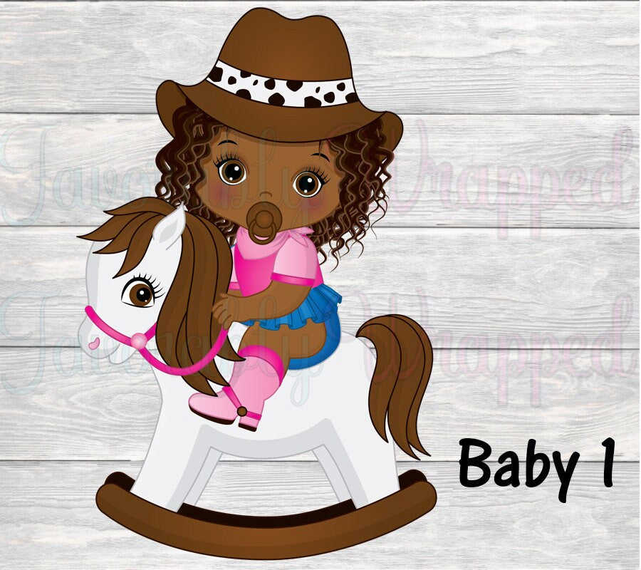 Its A Girl Baby Shower Honey Bun Wrapper - Toy Story Themed Personalized Wrappers