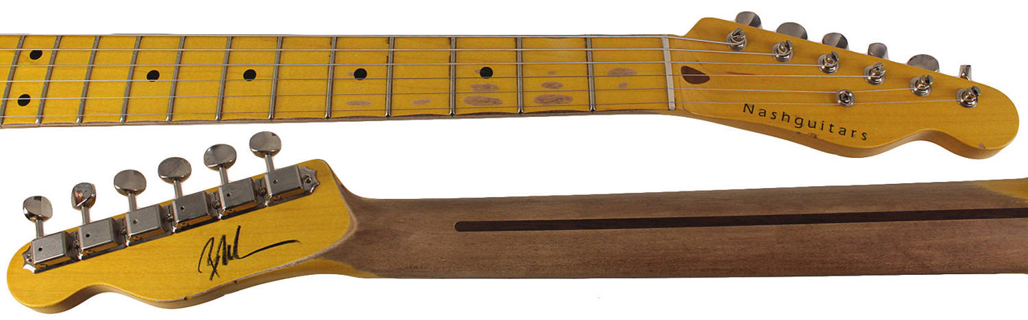 Nash T-57 Guitar, Shoreline Gold, Light Aging