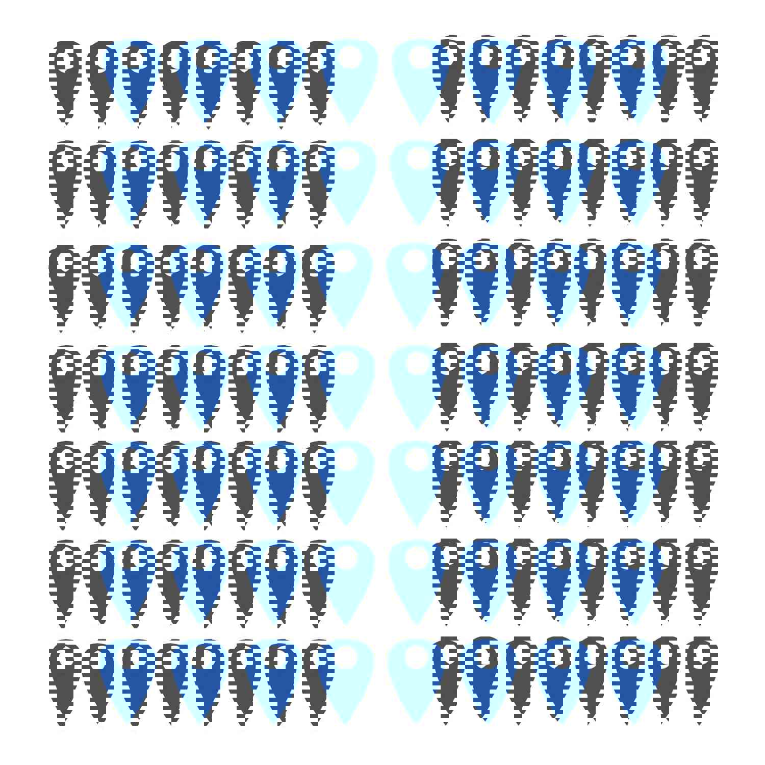 Extra Pins for World Map Decal Vinyl Wall Sticker #1272