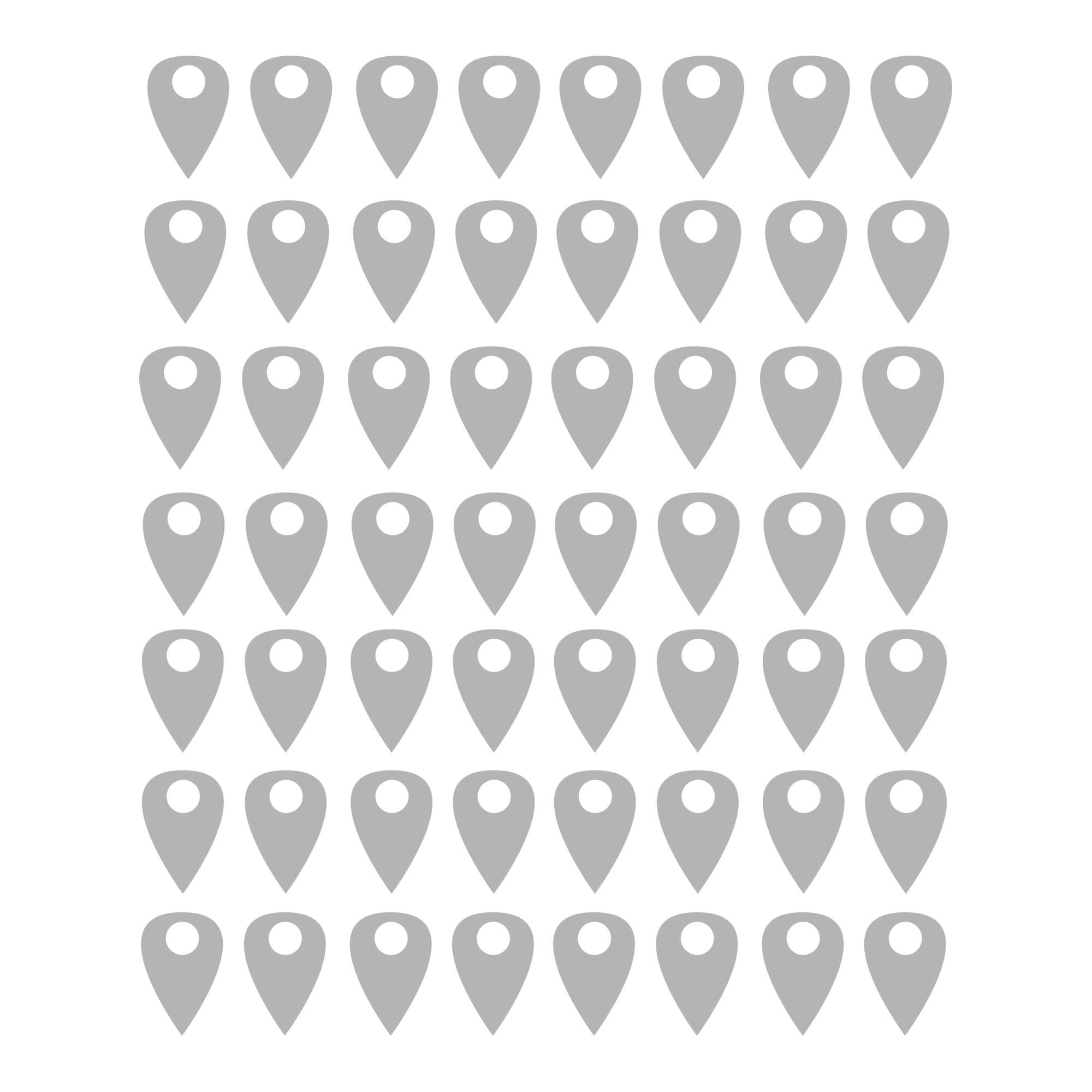 Extra Pins for World Map Decal Vinyl Wall Sticker #1272