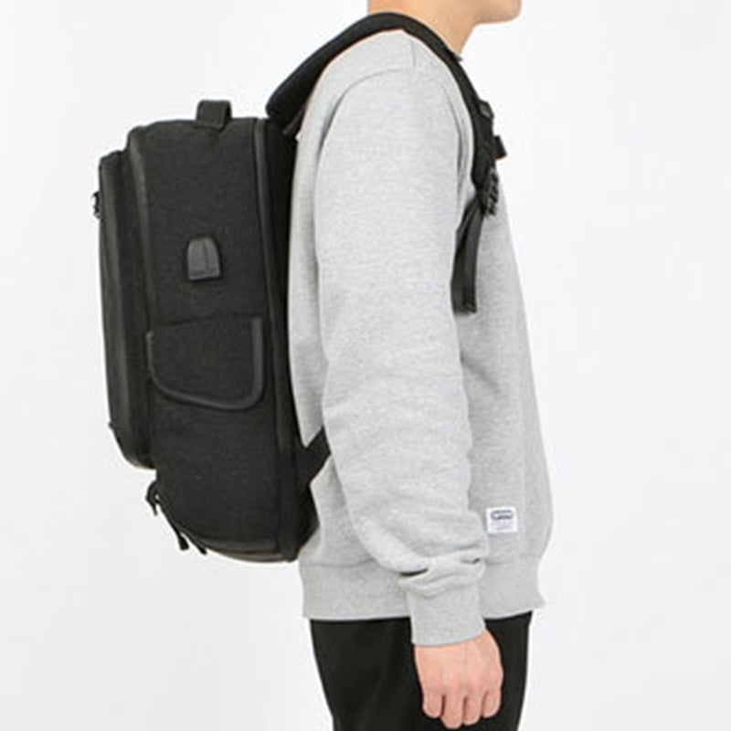15 Inch Business Durable Travel Laptop Backpack with USB Charging Port and Headphone Jack