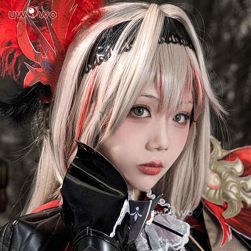 UWOWO Exclusive Succubus Eula Cosplay Genshin Impact Costume - Halloween Game Outfit (Size S-3XL)