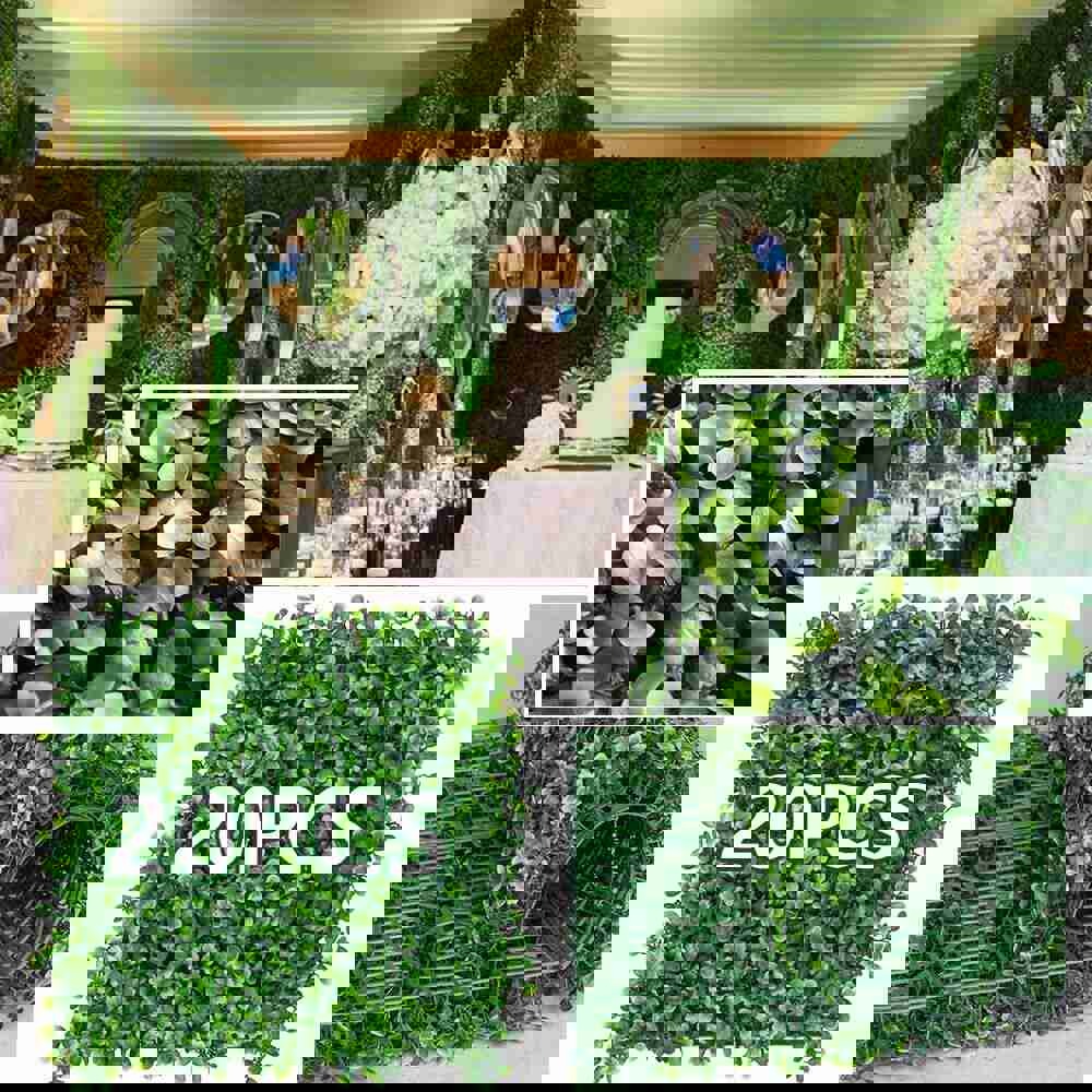 Artificial Plants Grass Wall Backdrop for Wedding and DIY Decor
