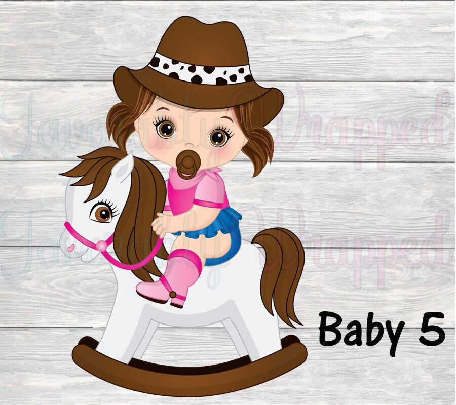 Its A Girl Baby Shower Honey Bun Wrapper - Toy Story Themed Personalized Wrappers