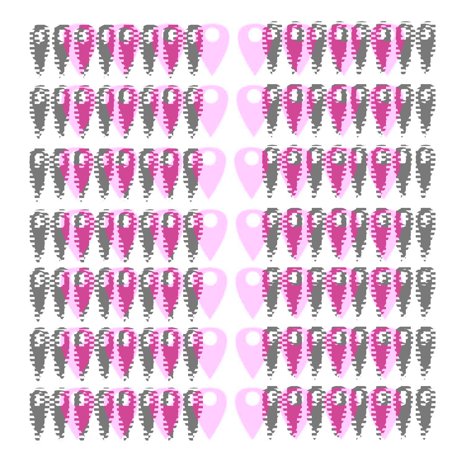 Extra Pins for World Map Decal Vinyl Wall Sticker #1272