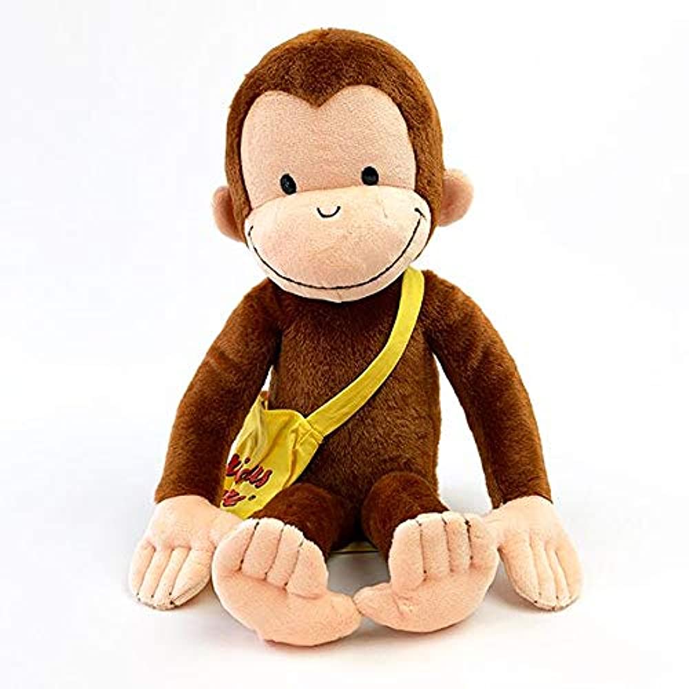Curious George Classic George Plush Toy, Size L, 11.8 inches (30 cm)