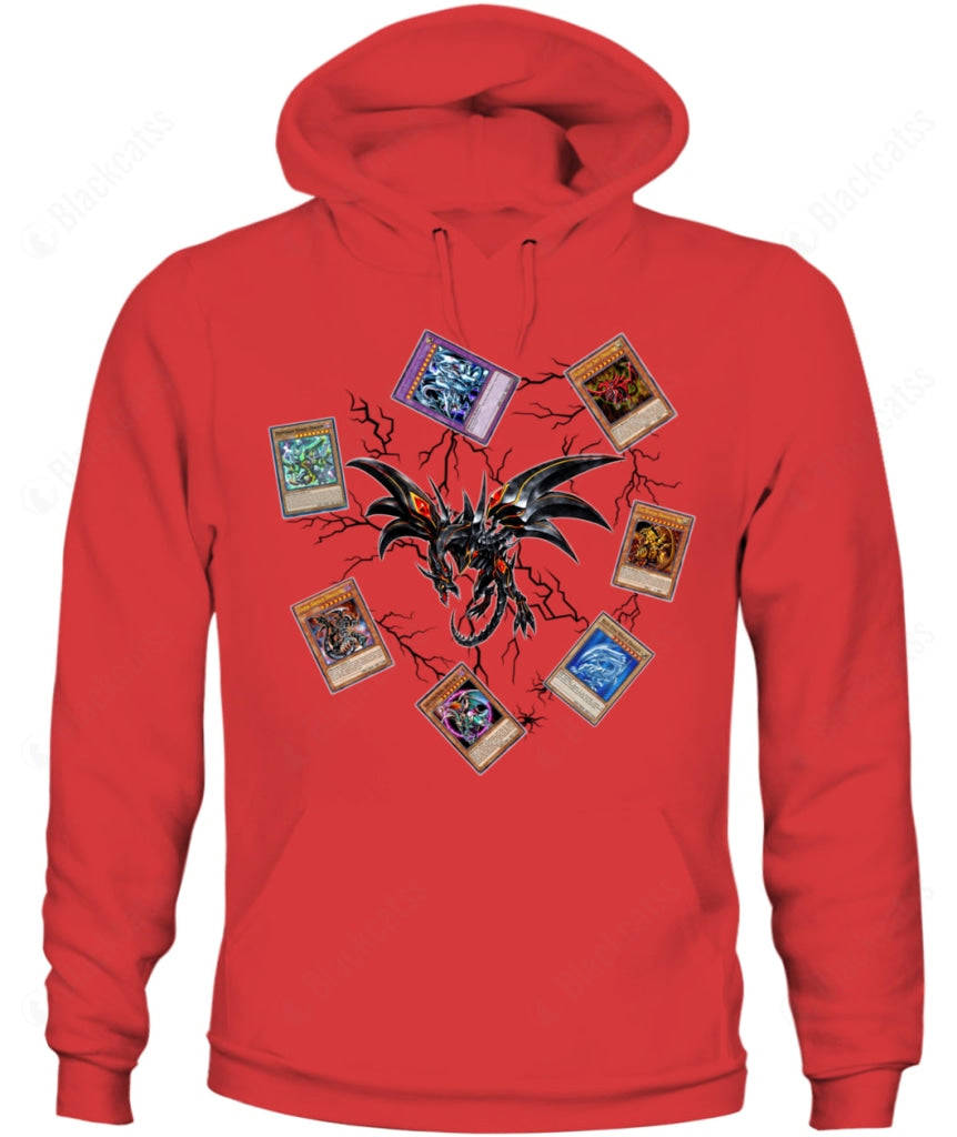 Duel Links Red Eyes Dragon Custom Graphic Unisex Hoodies