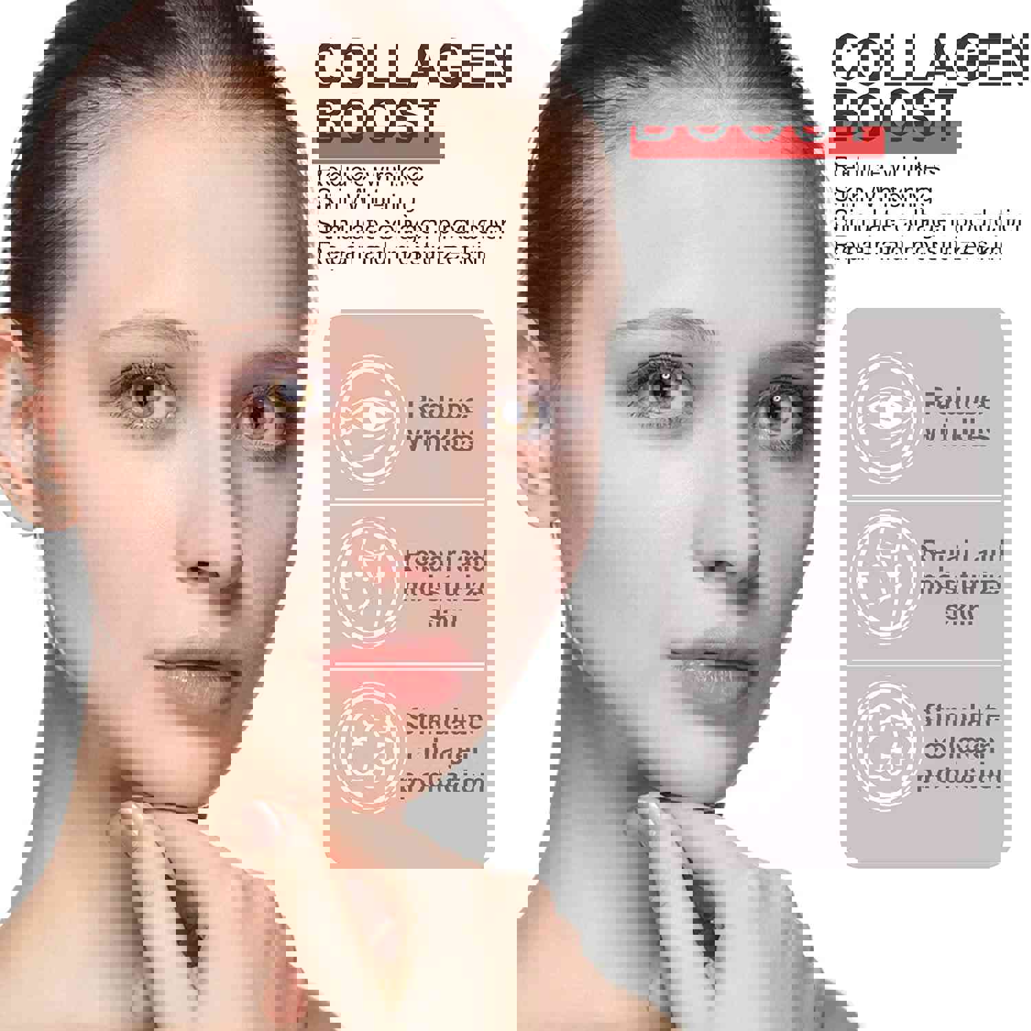 EELHOE Unisex Collagen Boost Anti-Aging Serum with Hyaluronic Acid