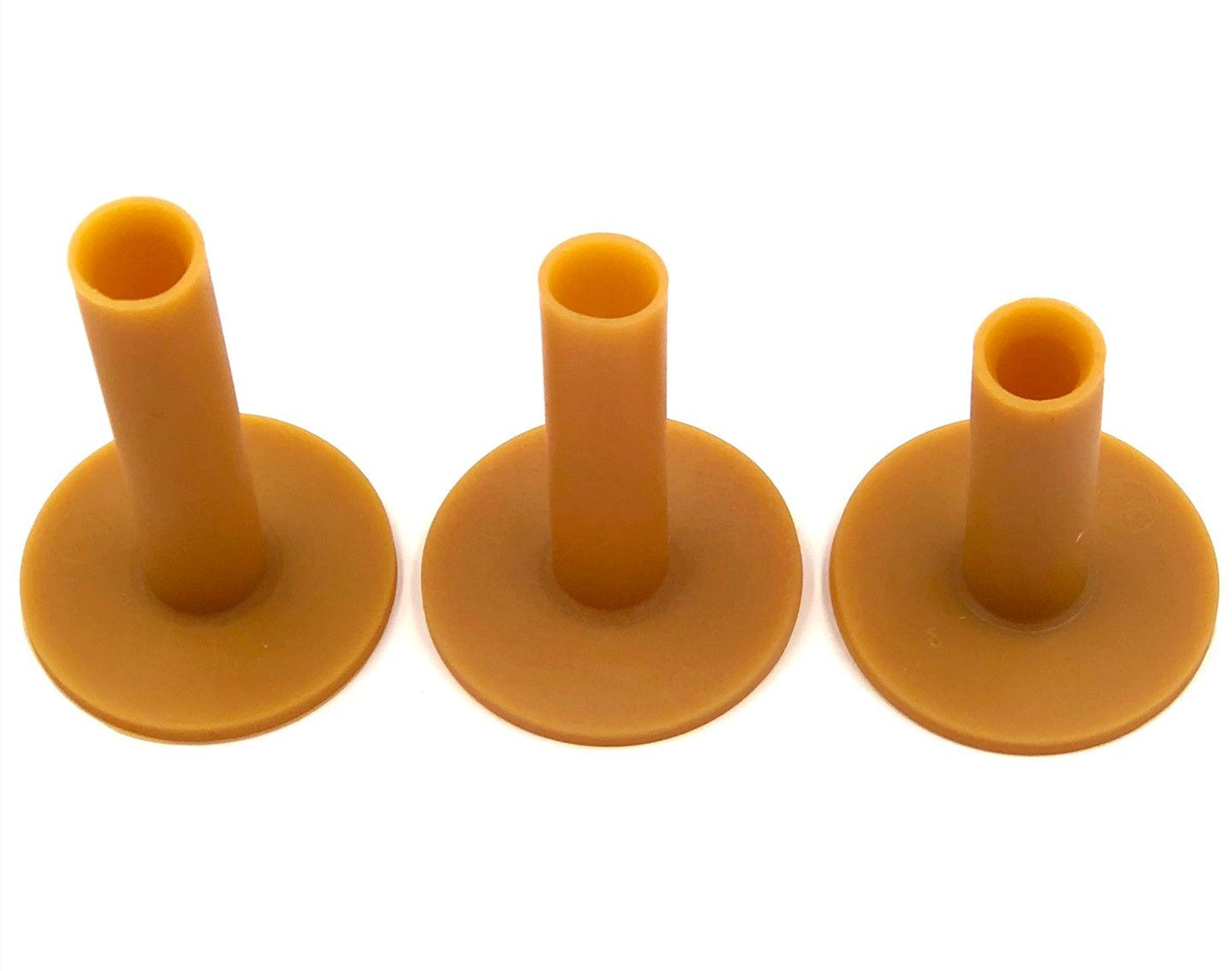 A99 Golf BRT-03 II Rubber Tee Brown 3pcs for Indoor & Outdoor Practice