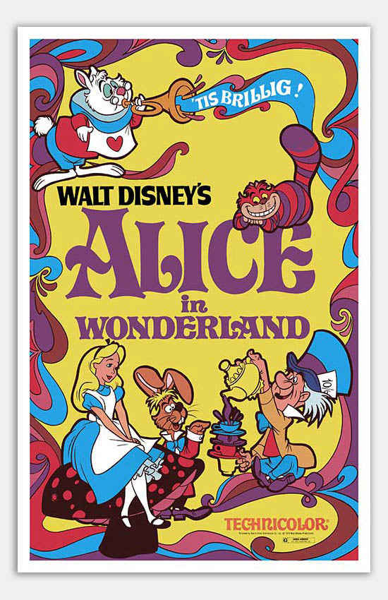 Alice in Wonderland - 11 x 17 Movie Poster (1981 Reprint)