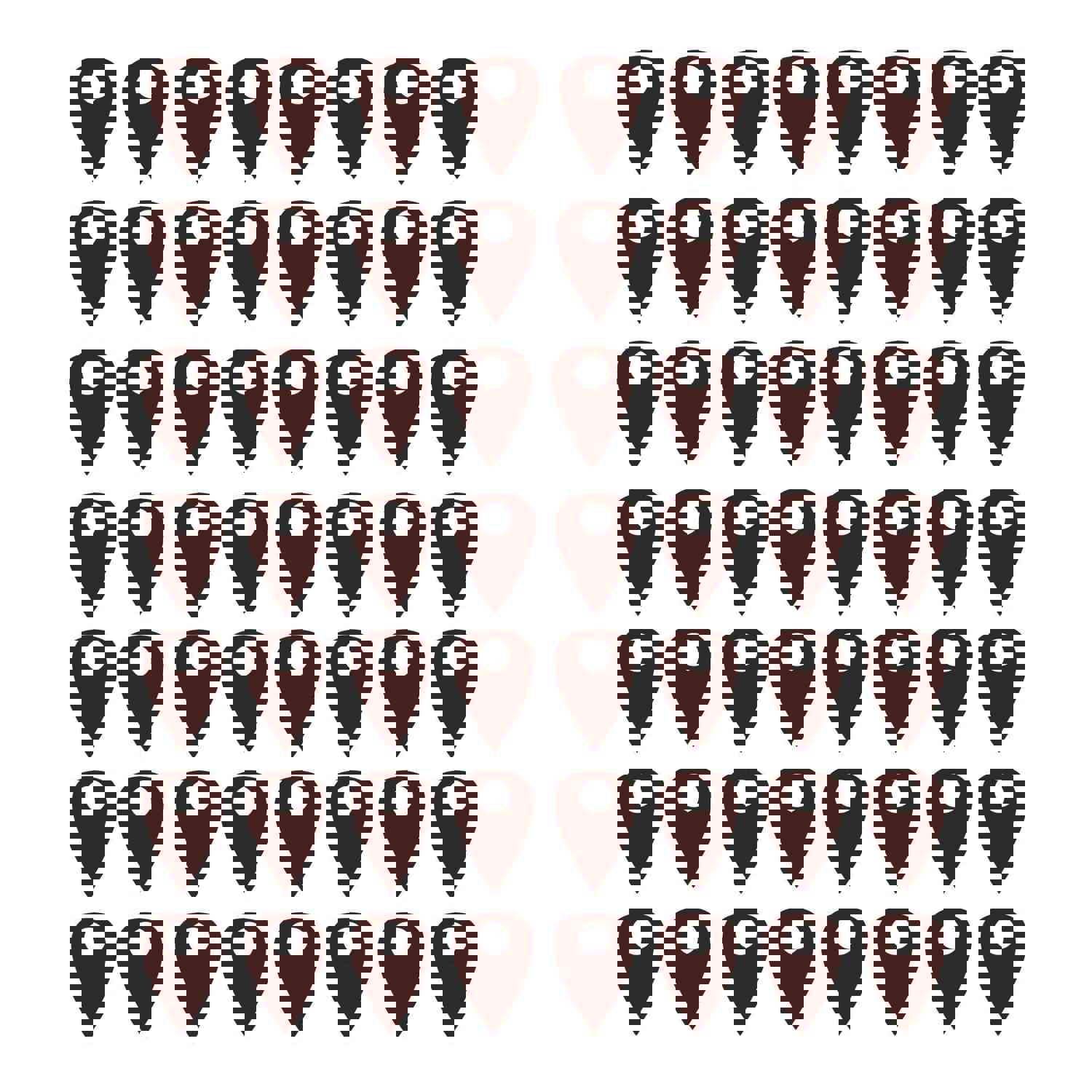 Extra Pins for World Map Decal Vinyl Wall Sticker #1272