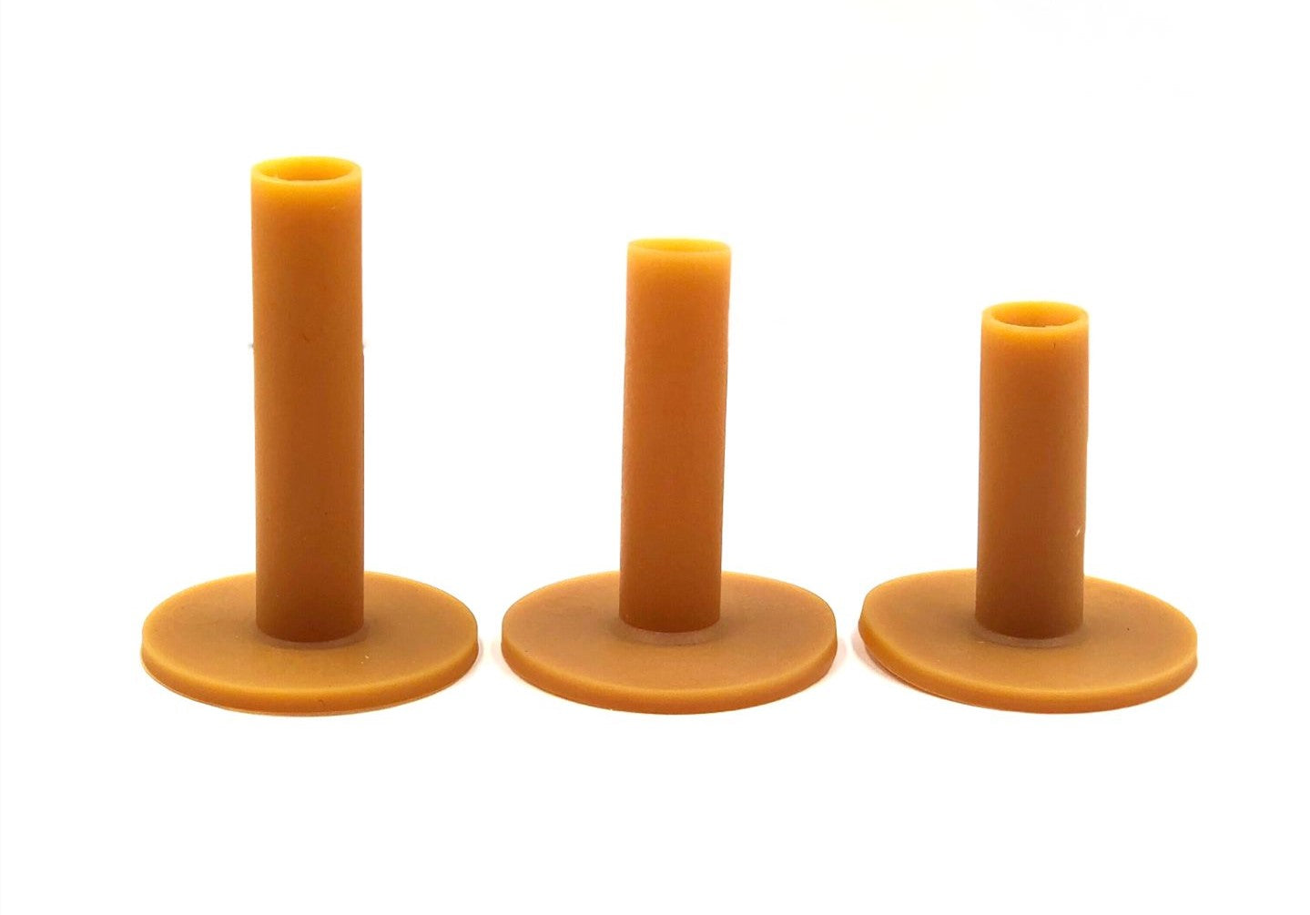 A99 Golf BRT-03 II Rubber Tee Brown 3pcs for Indoor & Outdoor Practice