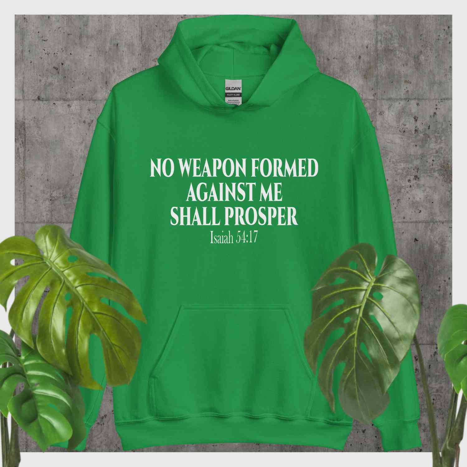F&H Christian No Weapon Formed Against Me Hoodie