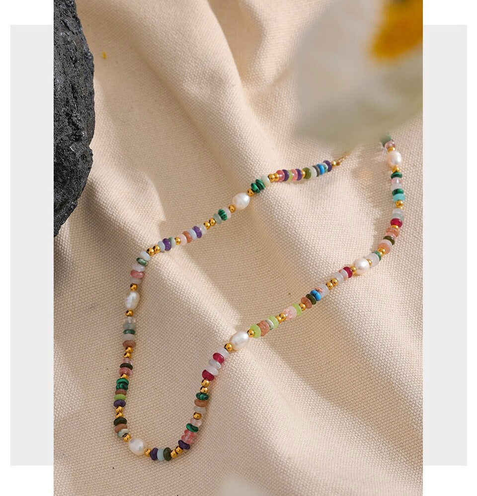 Maxie Friendship Gemstone Necklace