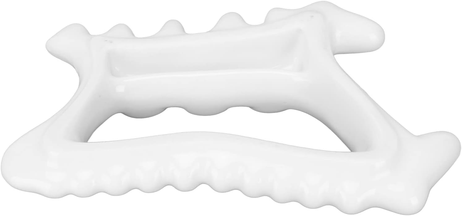 Ceramic Facial Gua Sha Massager for Lymphatic Drainage & Skin Care