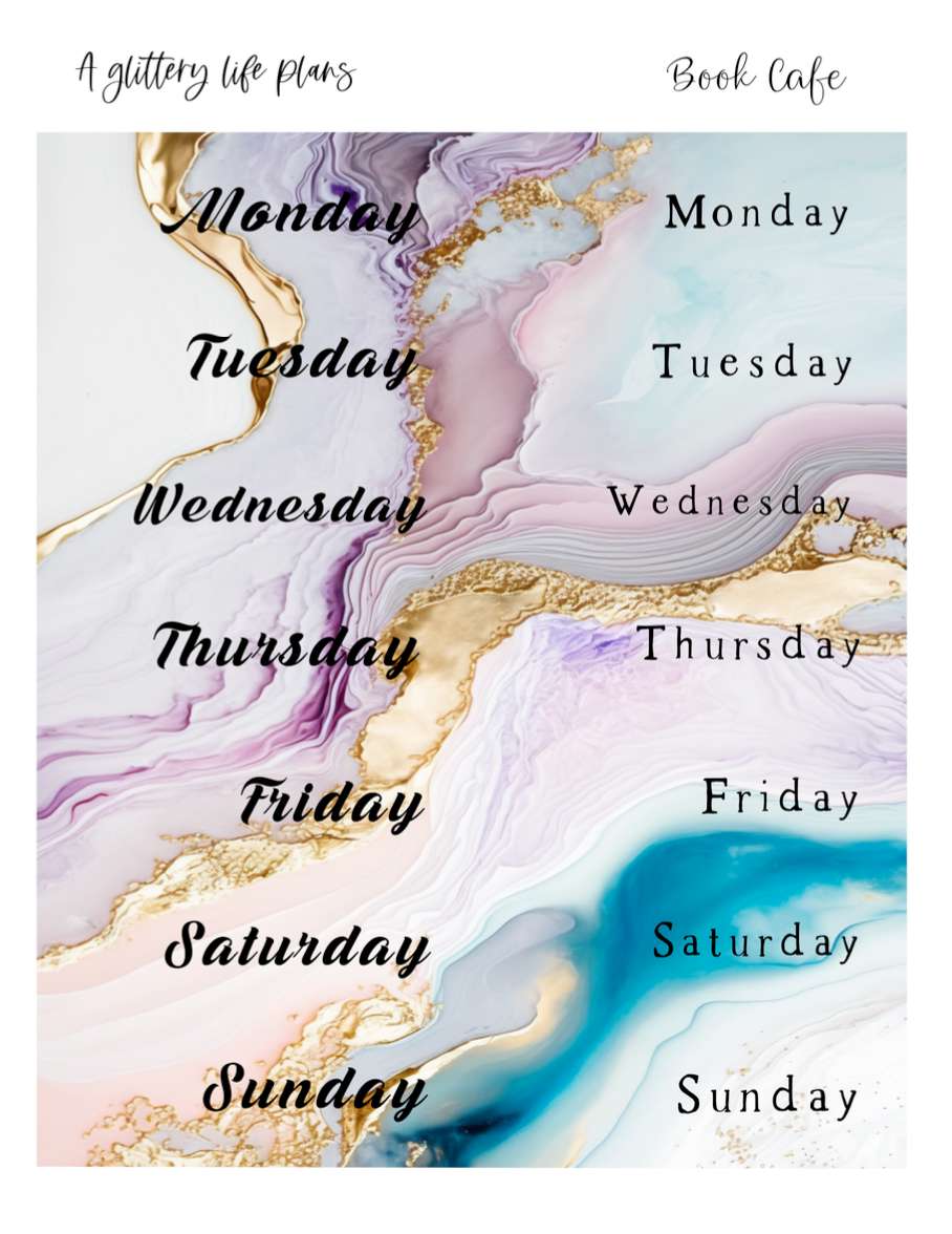 Book Cafe Mini Kit - Planner Stickers and Decorations