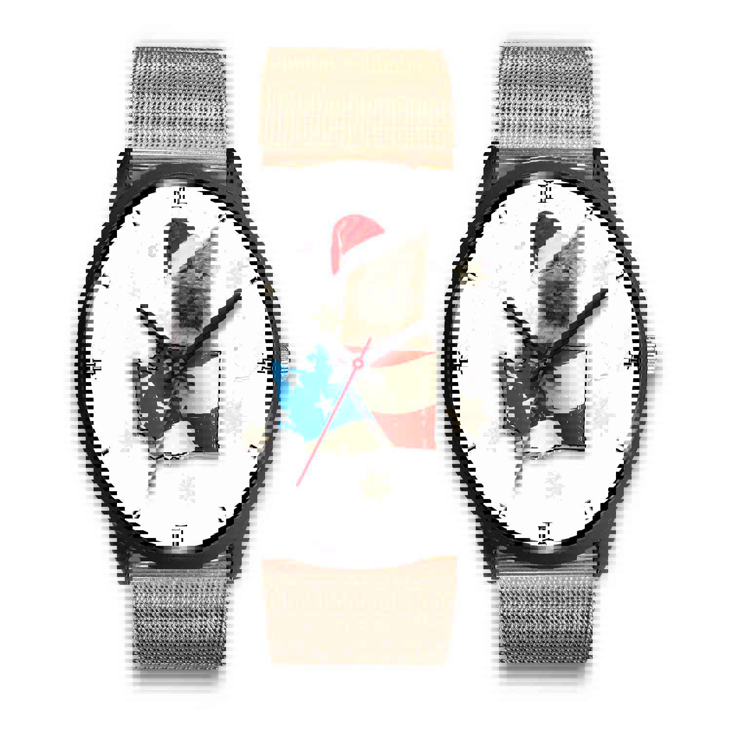 Cairn Terrier Washington Christmas Special Wrist Watch