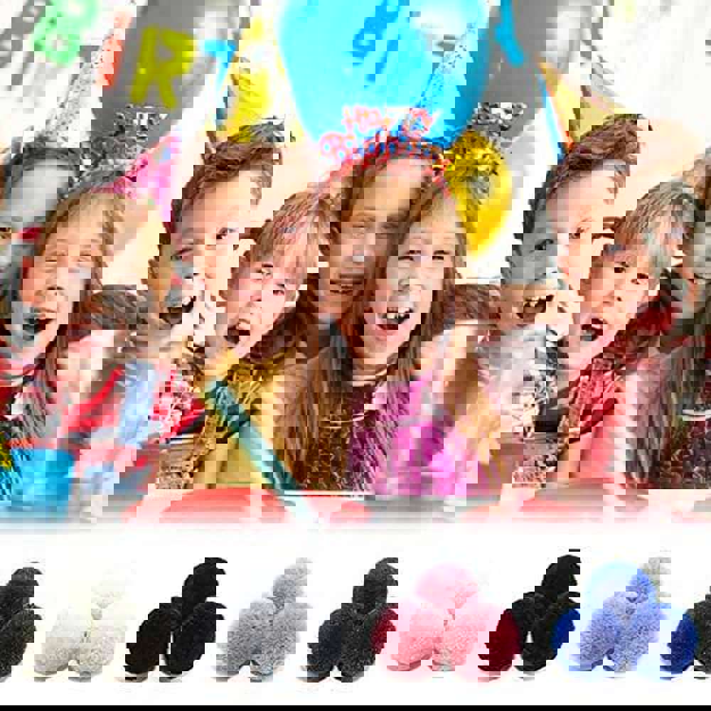 Bticx 60 Pcs Cotton Water Balls Toys - Reusable Splash Water Balls for Outdoor Fun