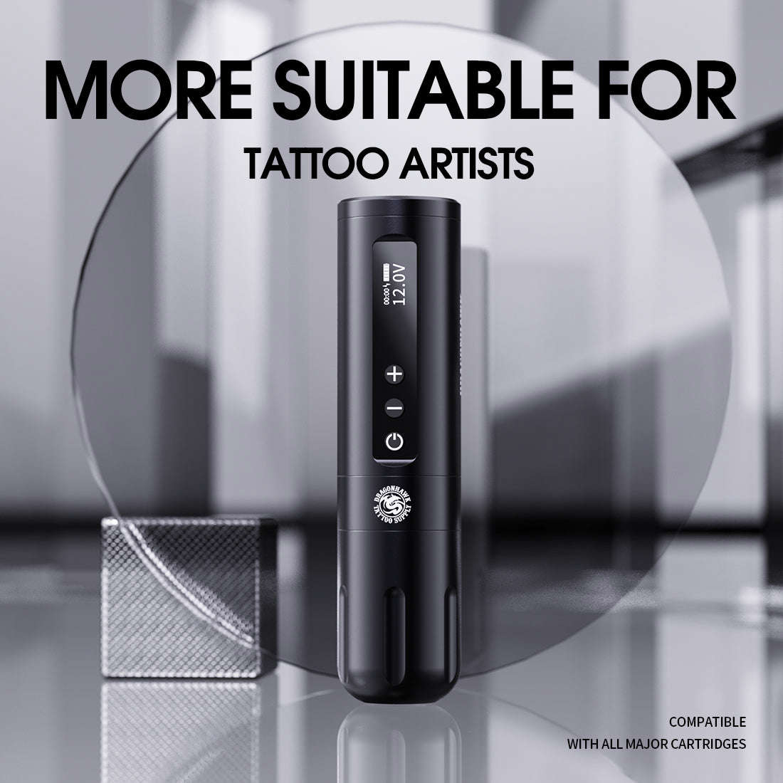 Dragonhawk X10 Wireless Tattoo Pen Machine with 5000mAh Large Battery Capacity