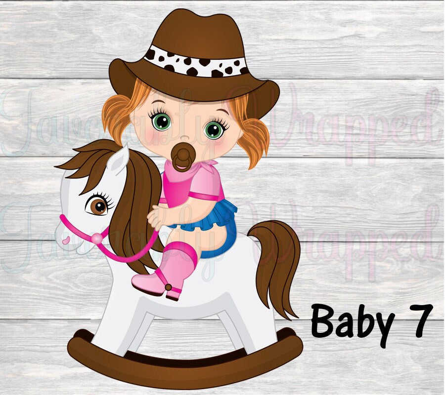 Its A Girl Baby Shower Honey Bun Wrapper - Toy Story Themed Personalized Wrappers