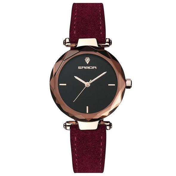 Sanda Waterproof Fashion Ladies Watch - Korean Style Simple Quartz Watch for Students