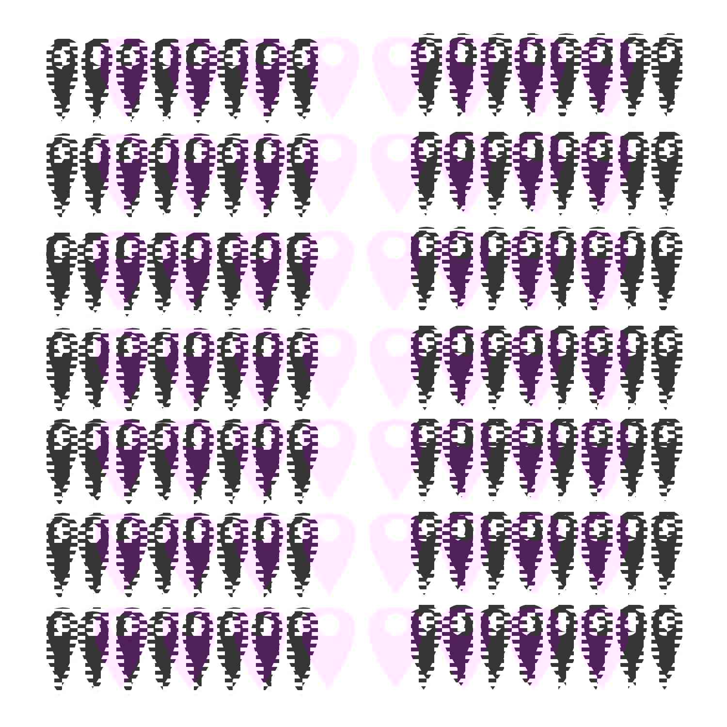 Extra Pins for World Map Decal Vinyl Wall Sticker #1272