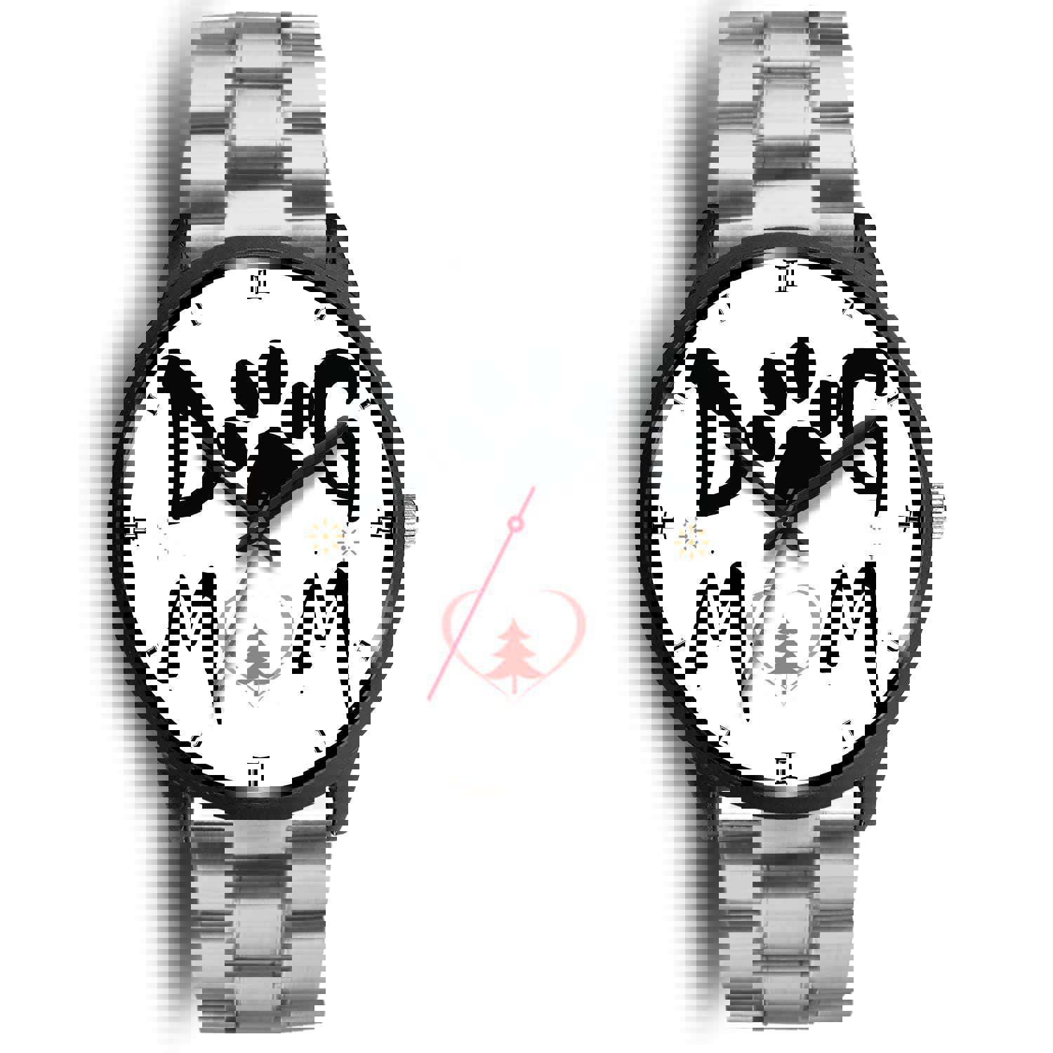 Dog Mom Print Christmas Special Wrist Watch