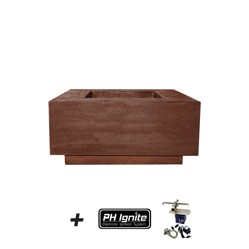 Tavola 2 Fire Table - Outdoor Gas Fire Pit with Lava Rocks