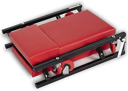 Mechanic Creeper Car Shop Roller - Heavy Duty Foldable Garage Tool with 6 Casters