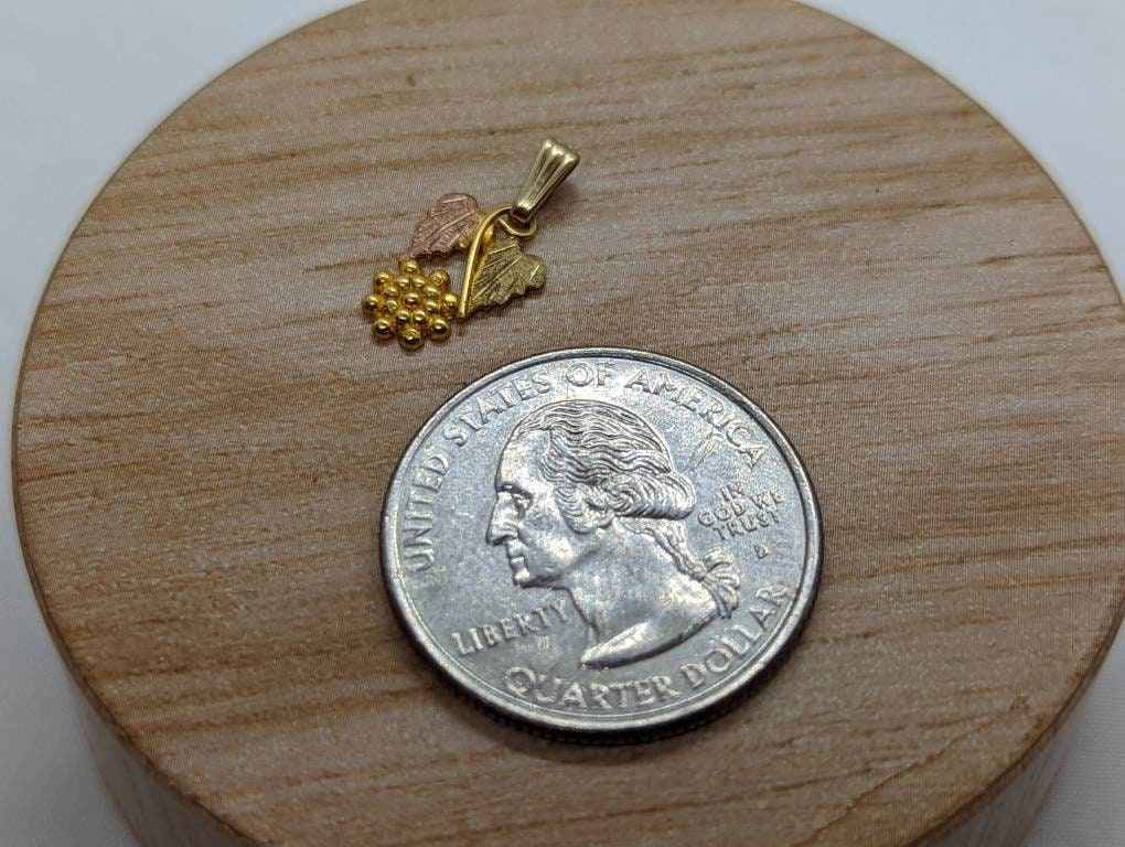 10k Multi Tone Black Hills Gold Pendant Charm