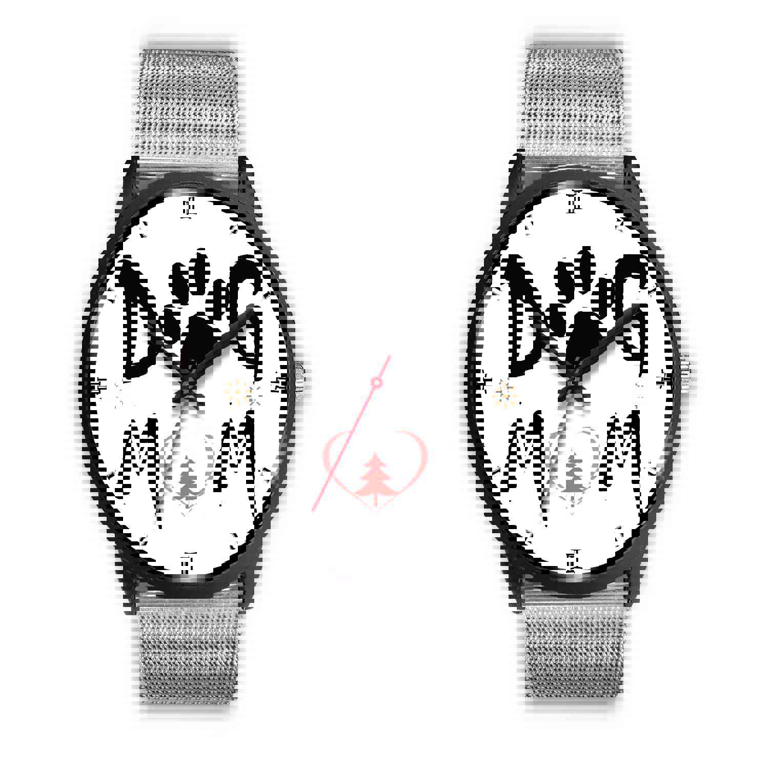 Dog Mom Print Christmas Special Wrist Watch