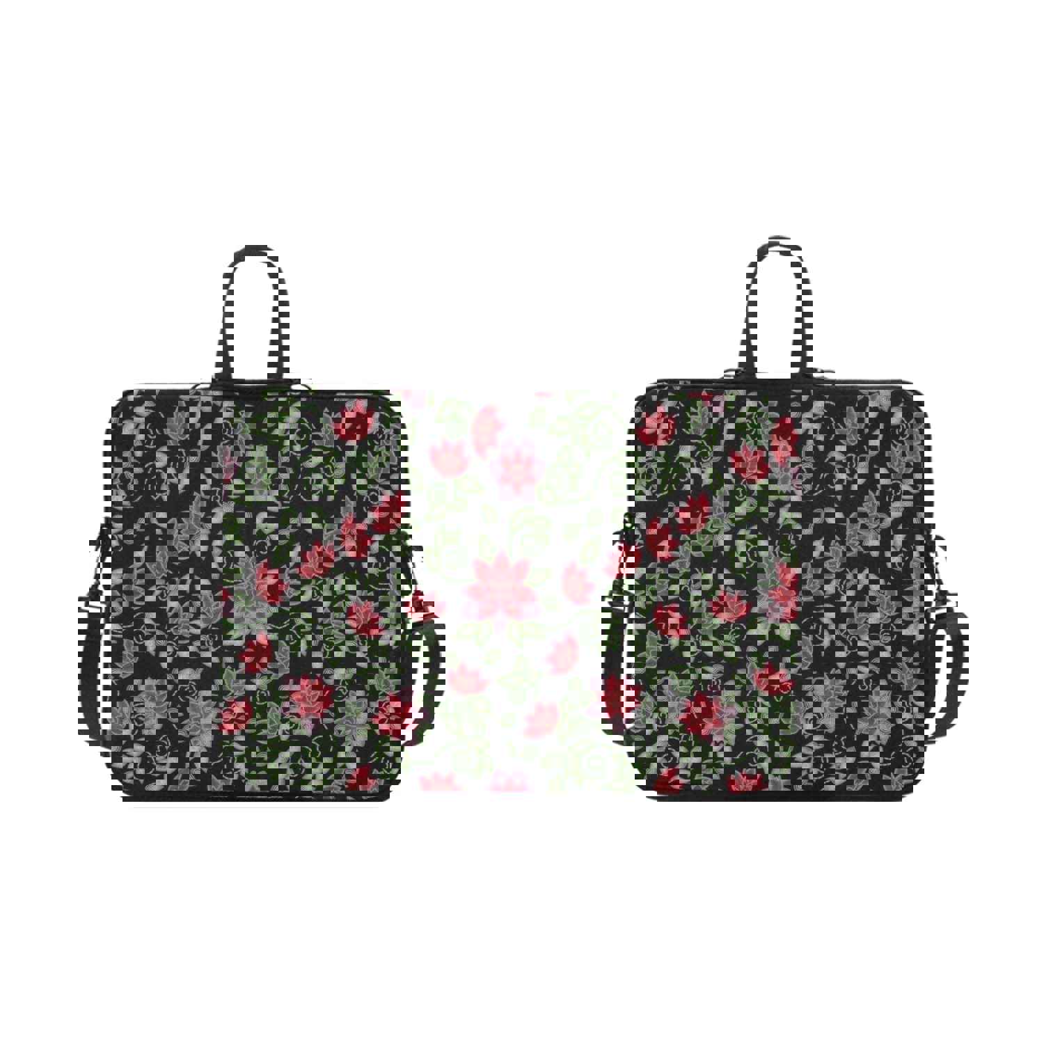 Red Beaded Rose Laptop Handbags 13